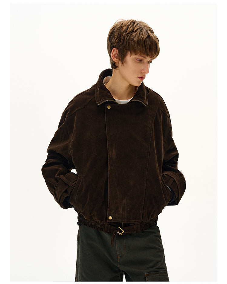 Short-length Stand Collar Jacket