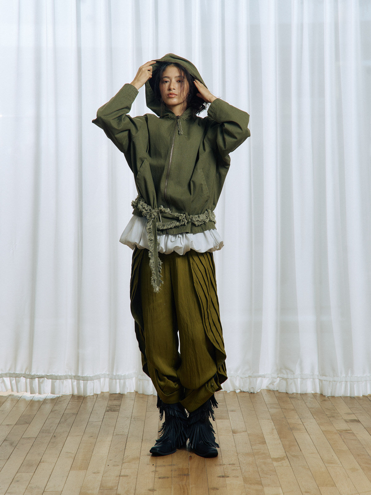 Pleated Casual Pants
