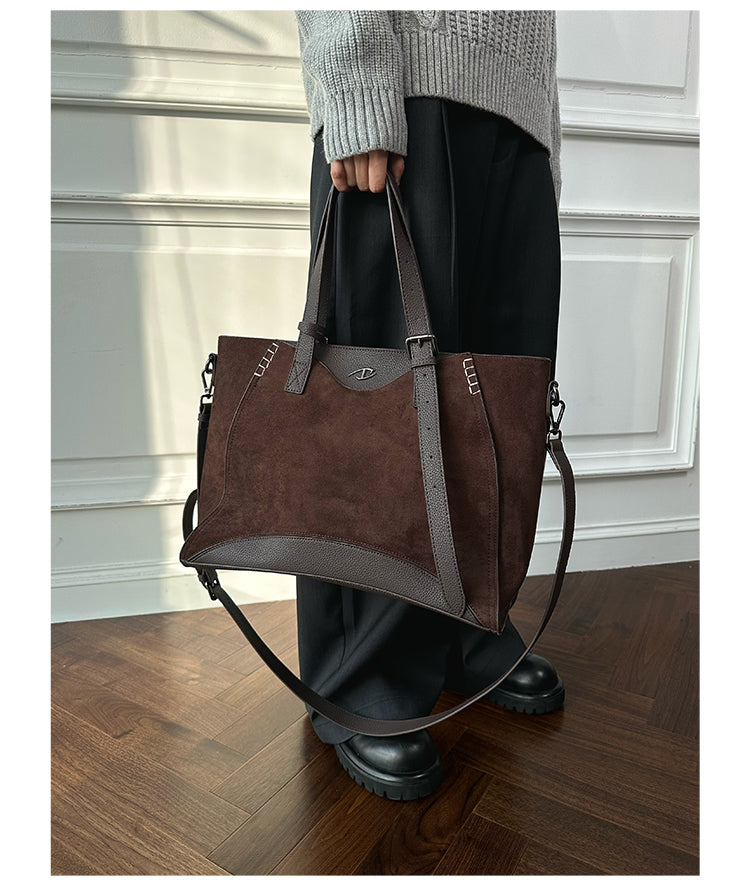 Suede Tote Bag