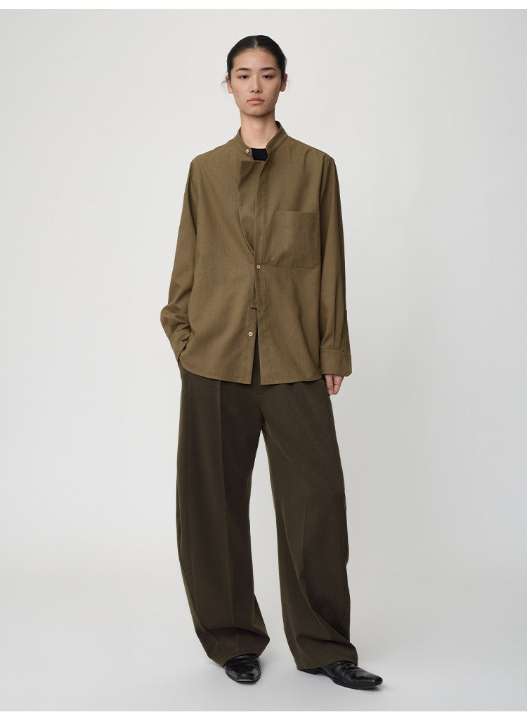 Retro-Style Casual Pants