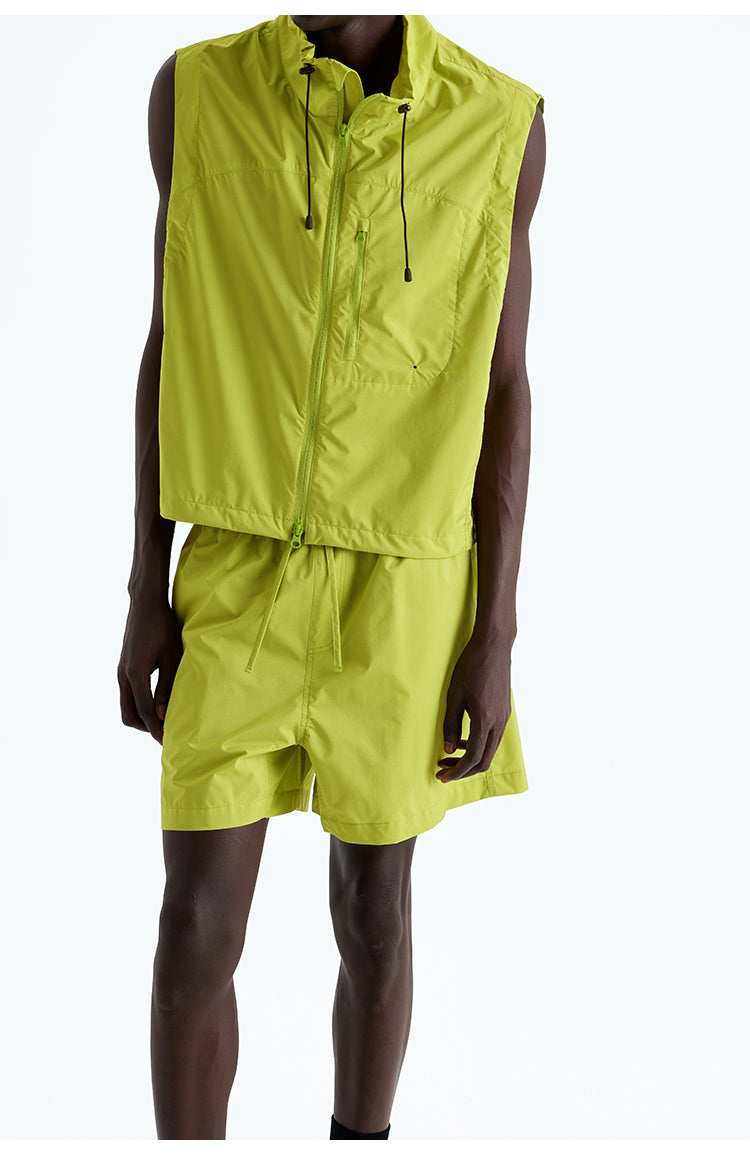 Water-repellent windshell vest