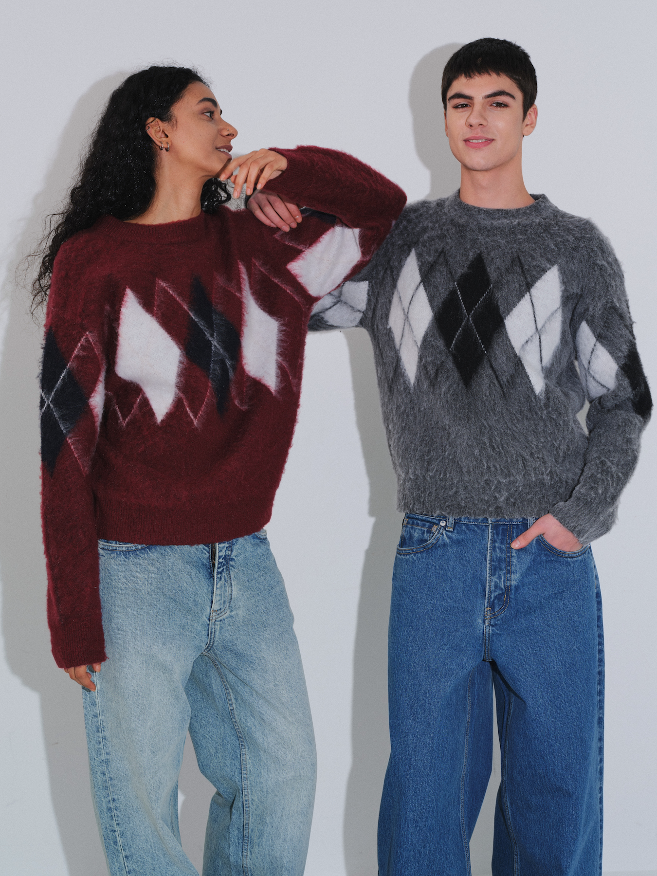 Wool-Blend Relaxed Crewneck Sweater