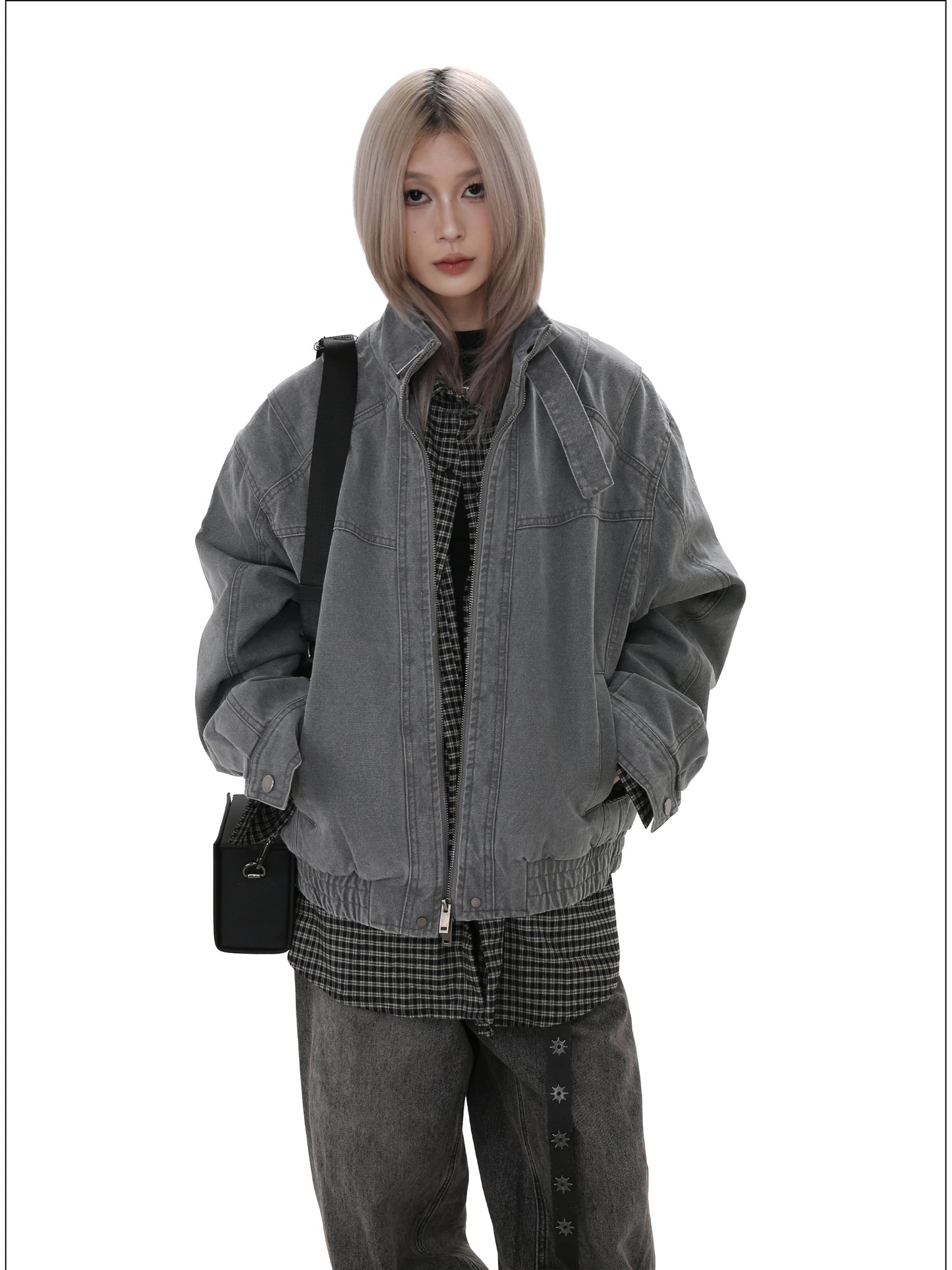 Washed and Damaged Heavyweight Jacket