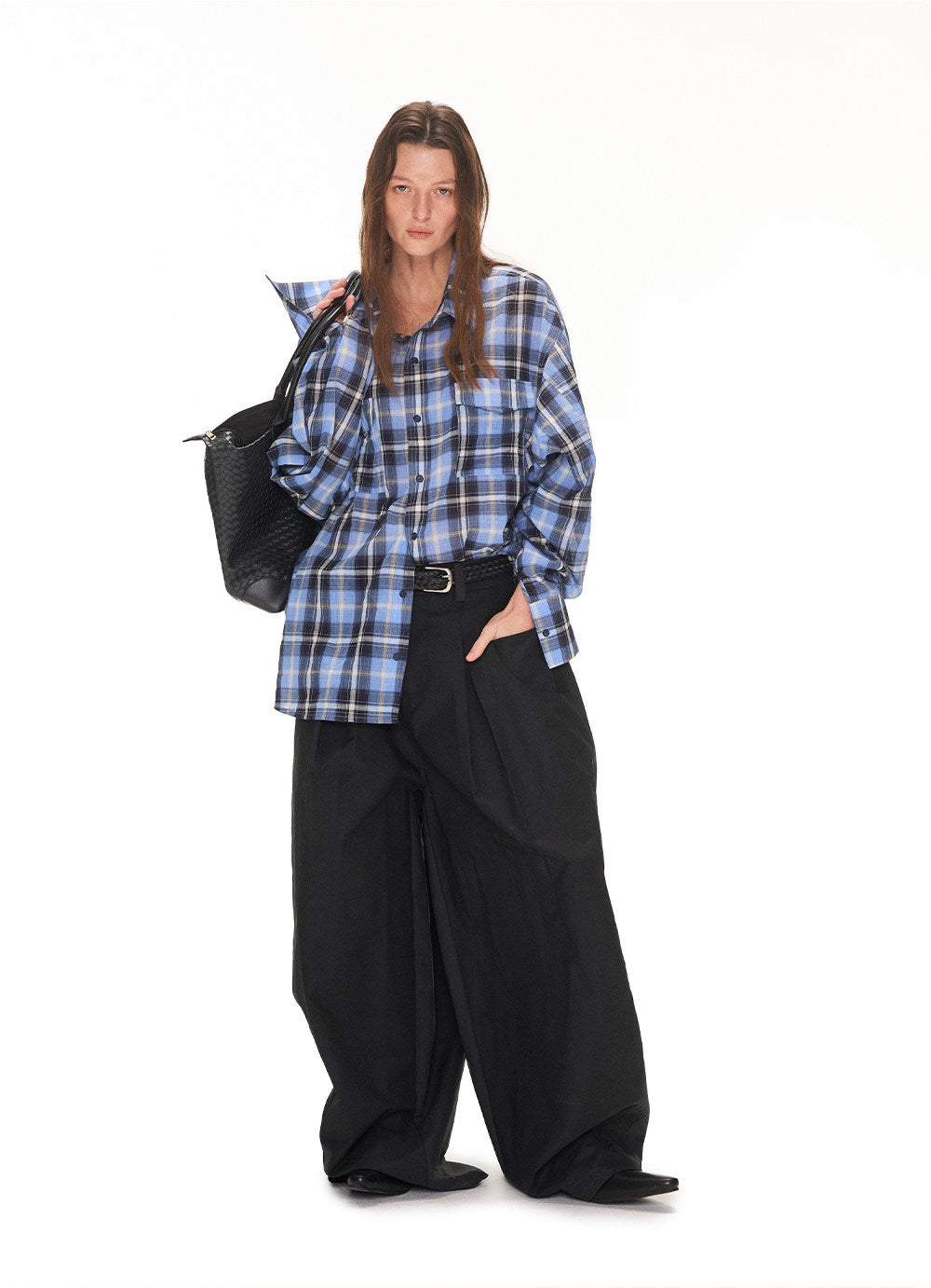 Blue Check Casual Shirt