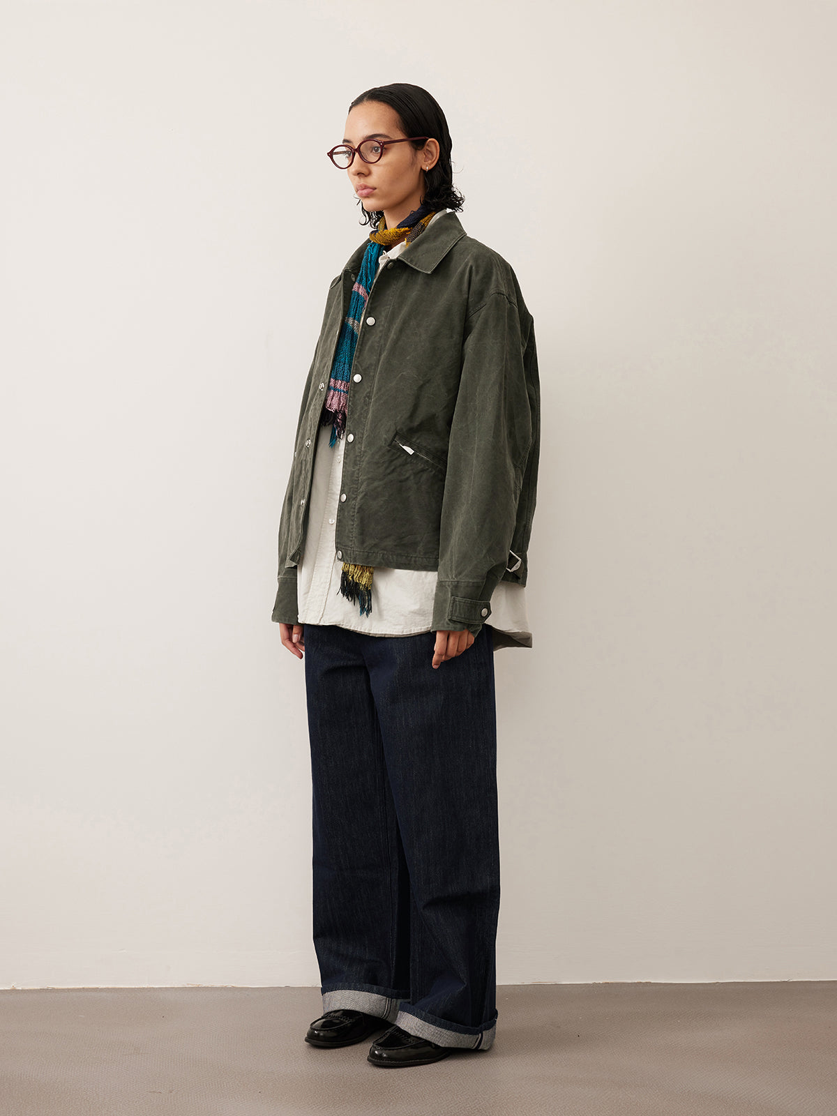 Washed Damaged Coach Jacket