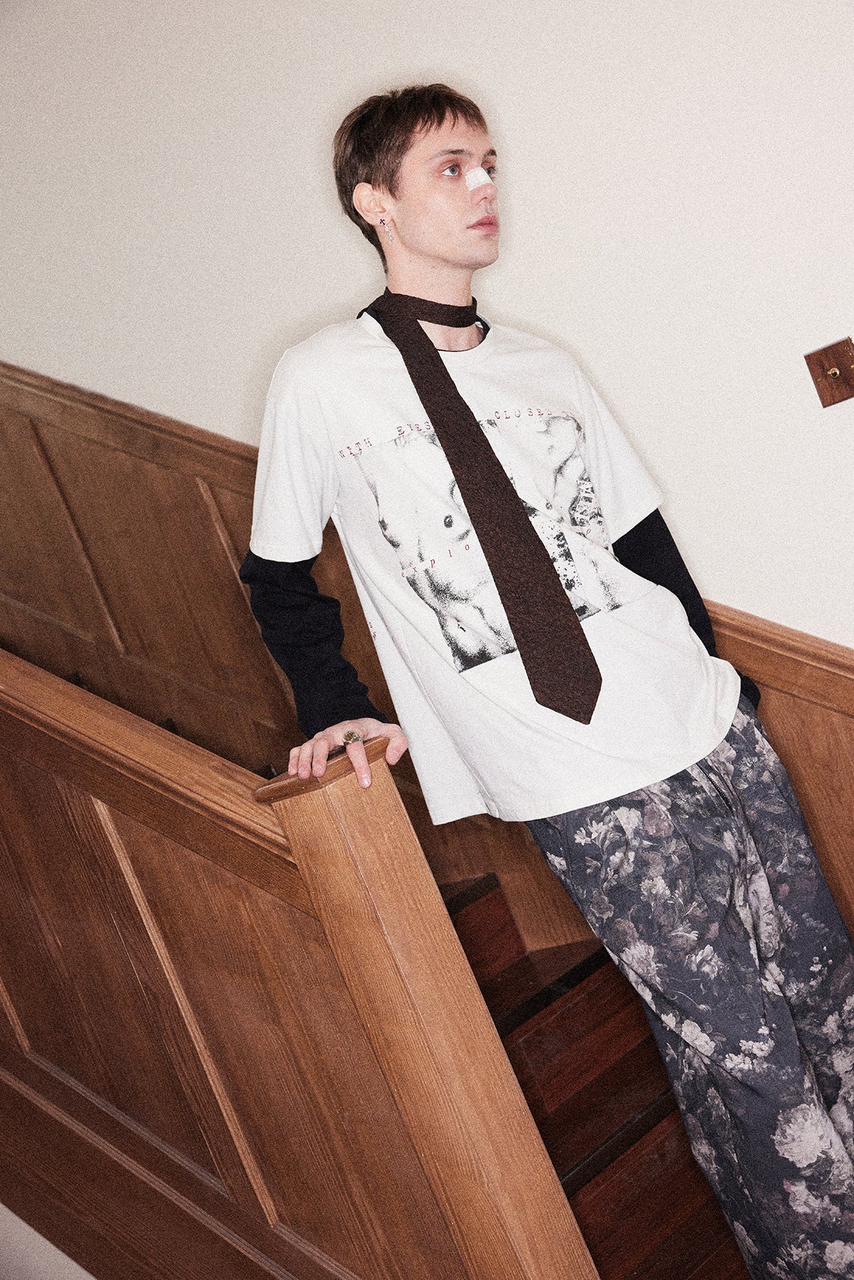 Faux Two-Piece T-Shirt