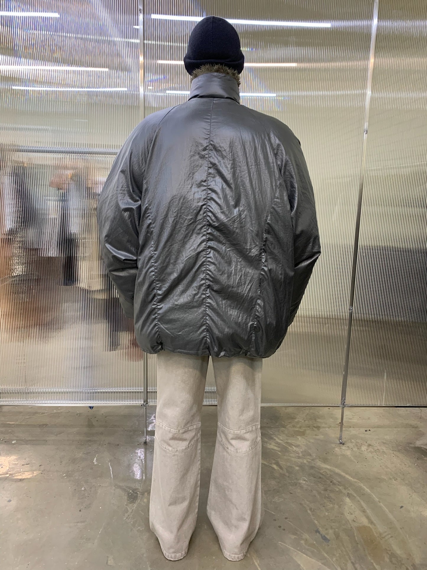 Loose-fitting casual cotton jacket