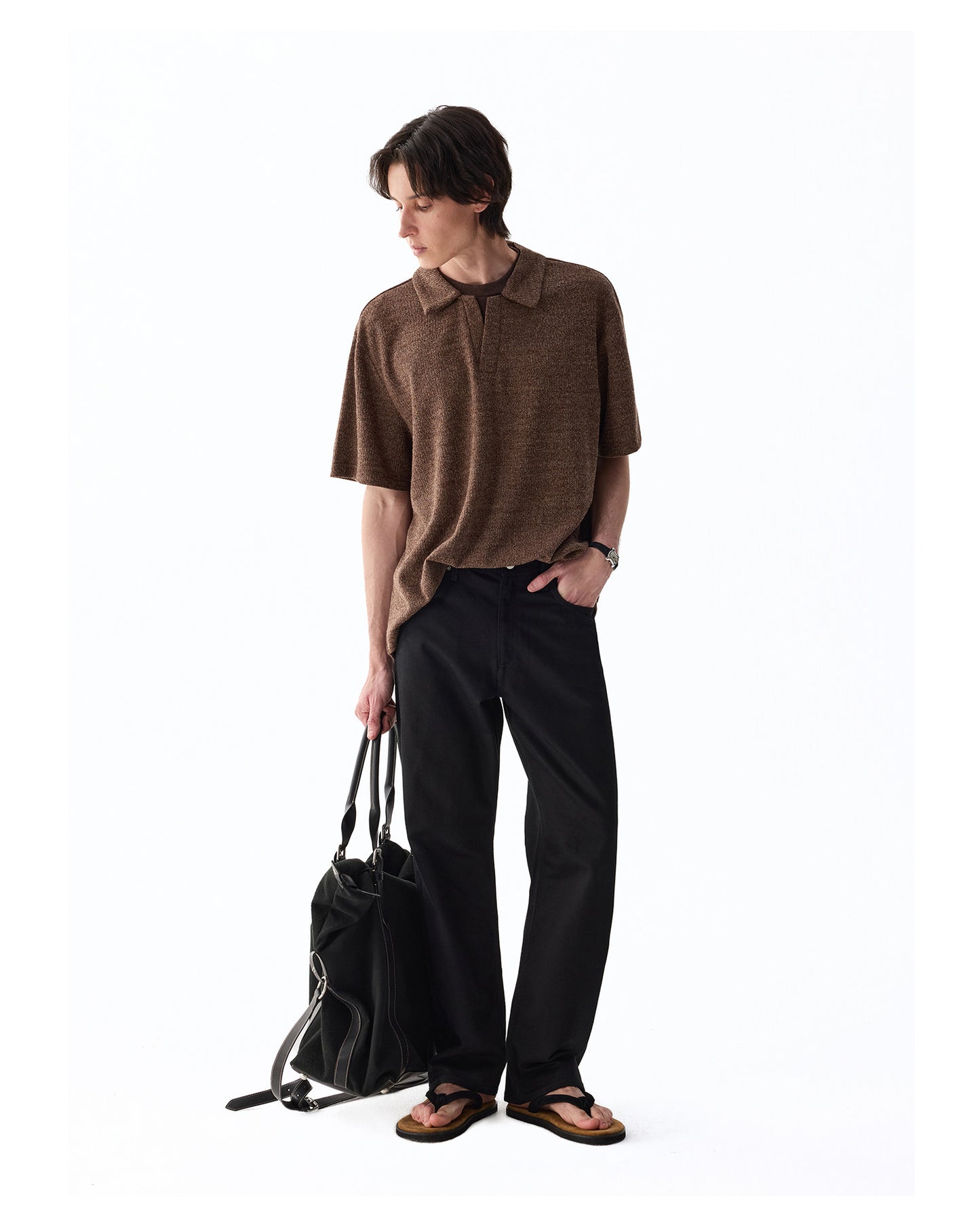 Faux Two-Piece Polo Shirt