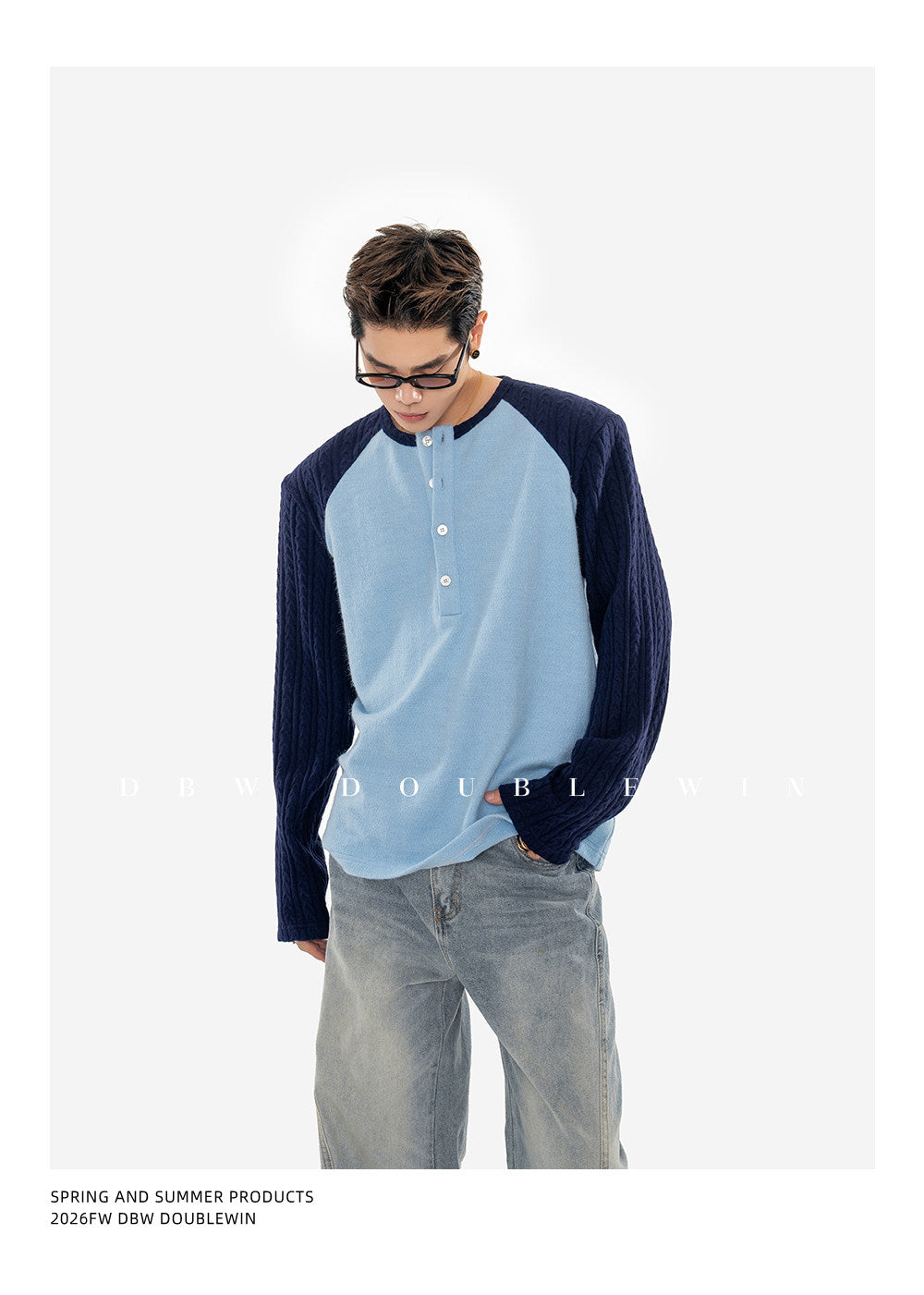 All-Match Loose-Fit Raglan Sweater