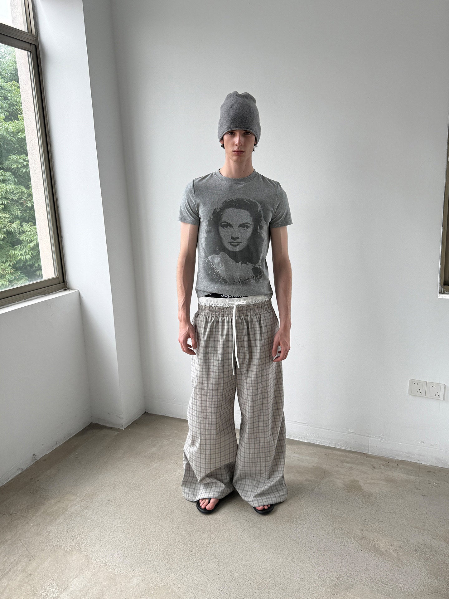 Vintage Portrait Print T-Shirt