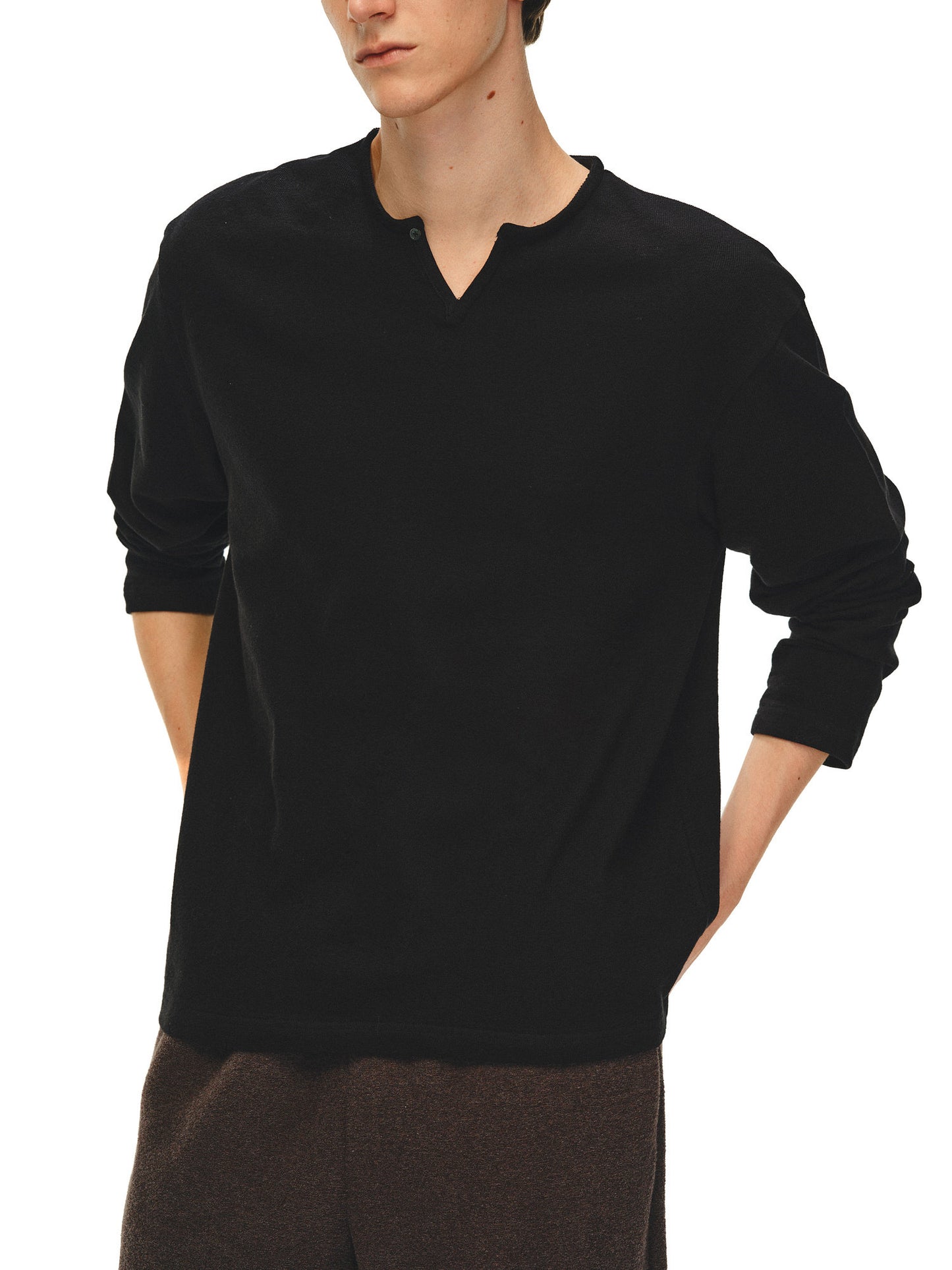 Haute Couture Linen Texture T-shirt