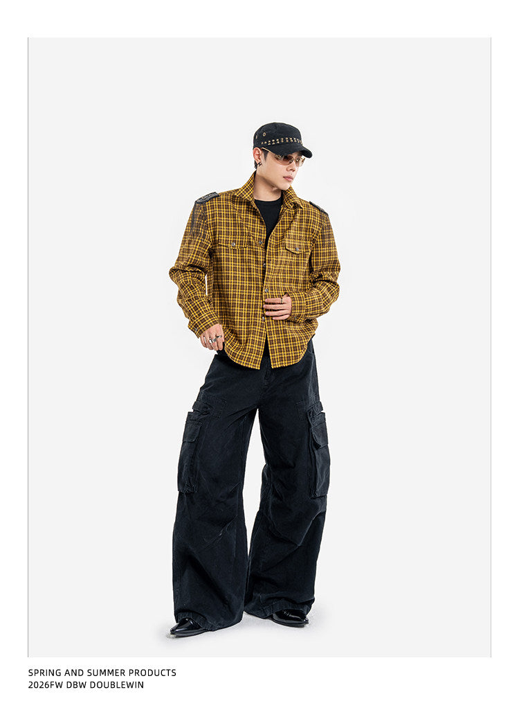 Vintage Tassel Check Shirt