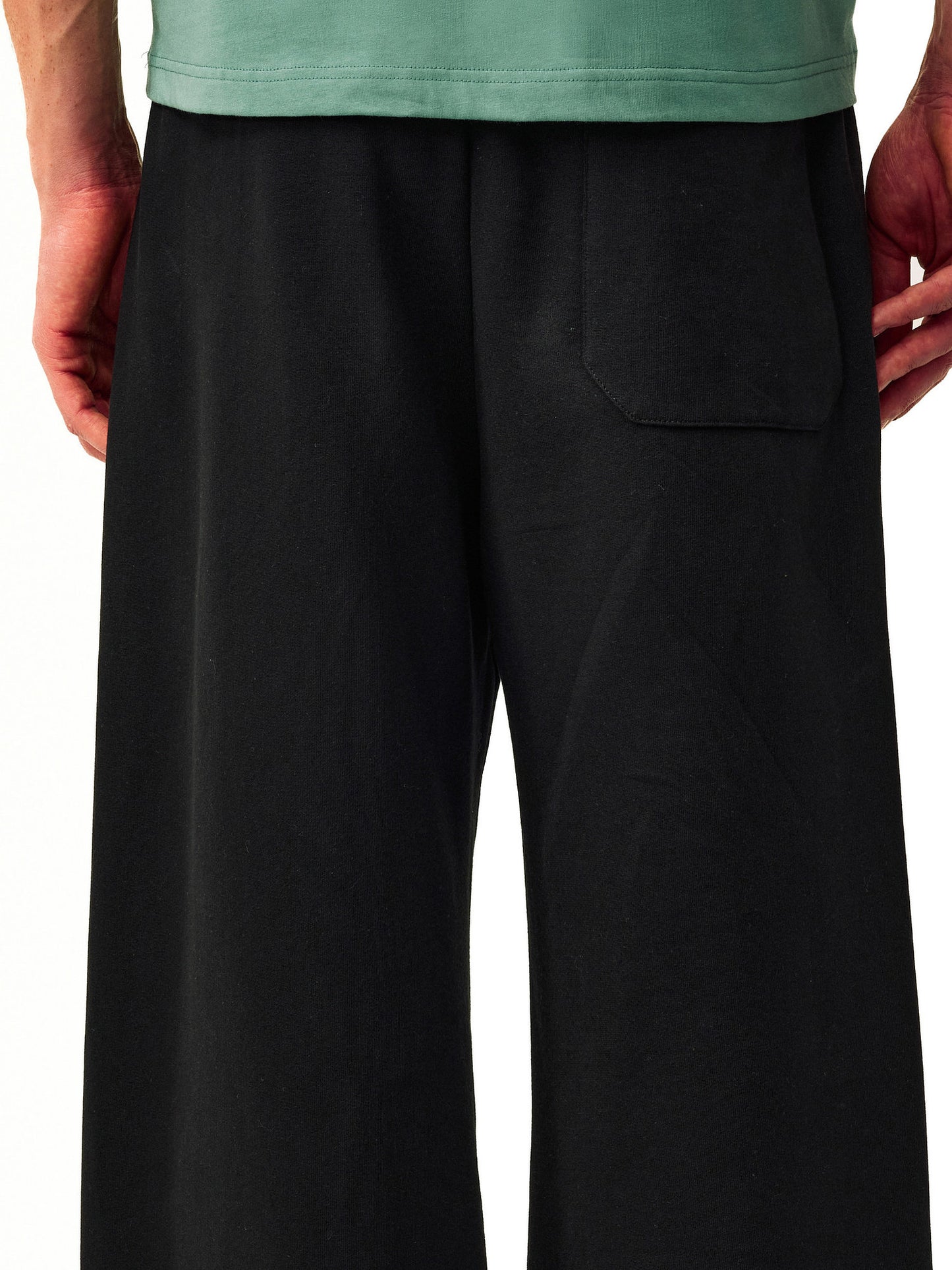Side-Pleated Sweatpants