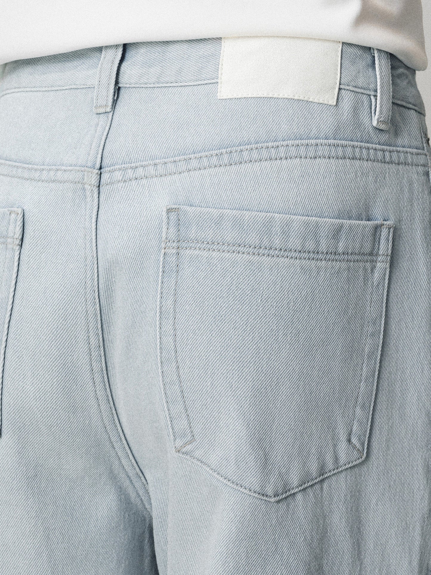 Micro-flared Washed Jeans