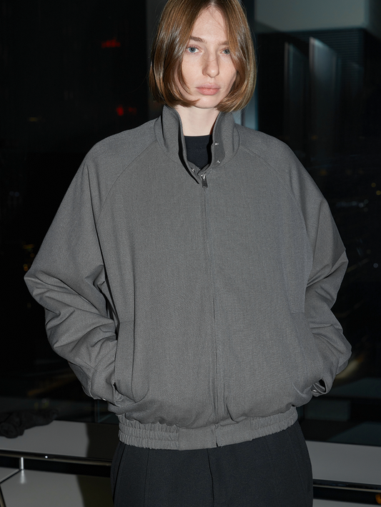 Raglan-Cut Quilted Jacket