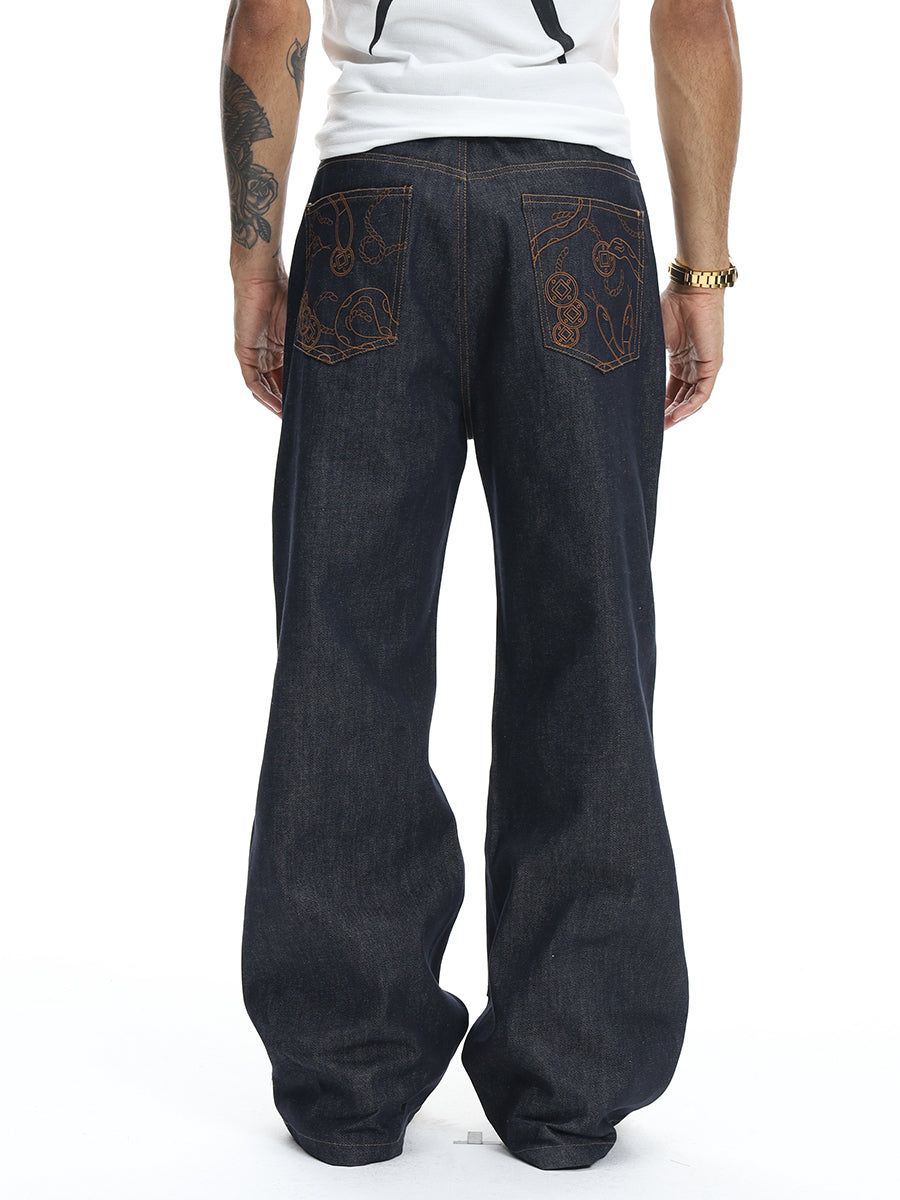 Original cow collar jeans