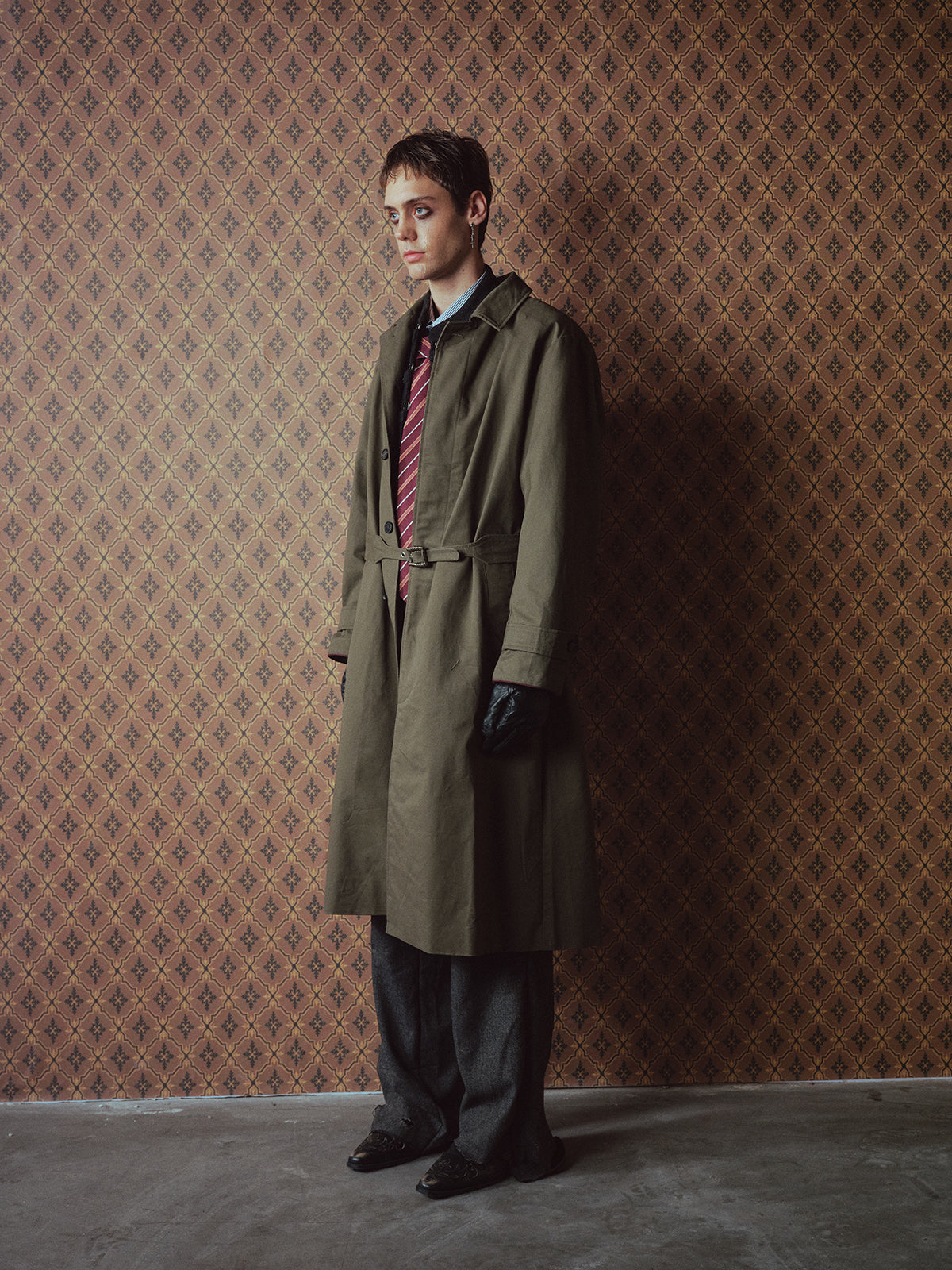 Single-breasted trench coat