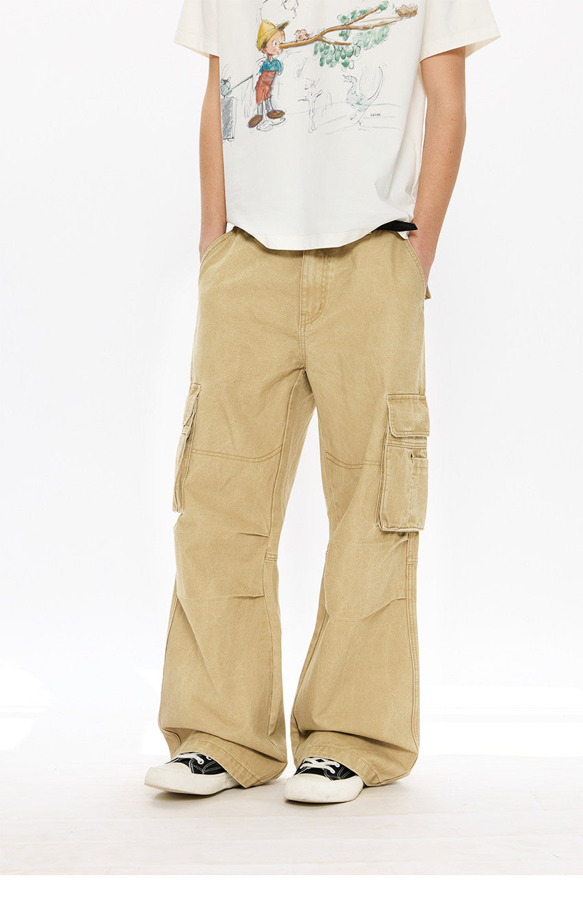 3D Pocket Loose Cargo Pants