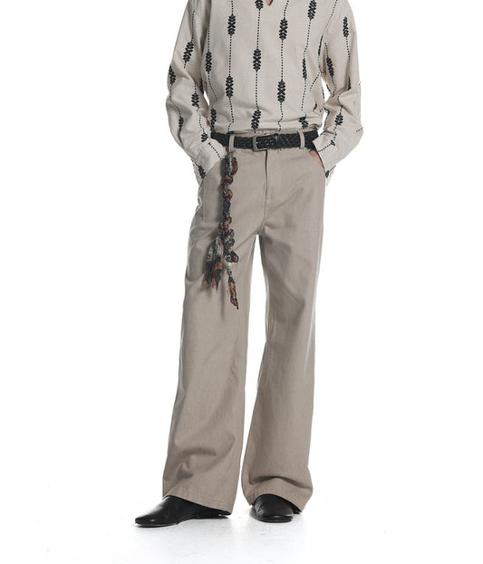 Distressed Casual Pants