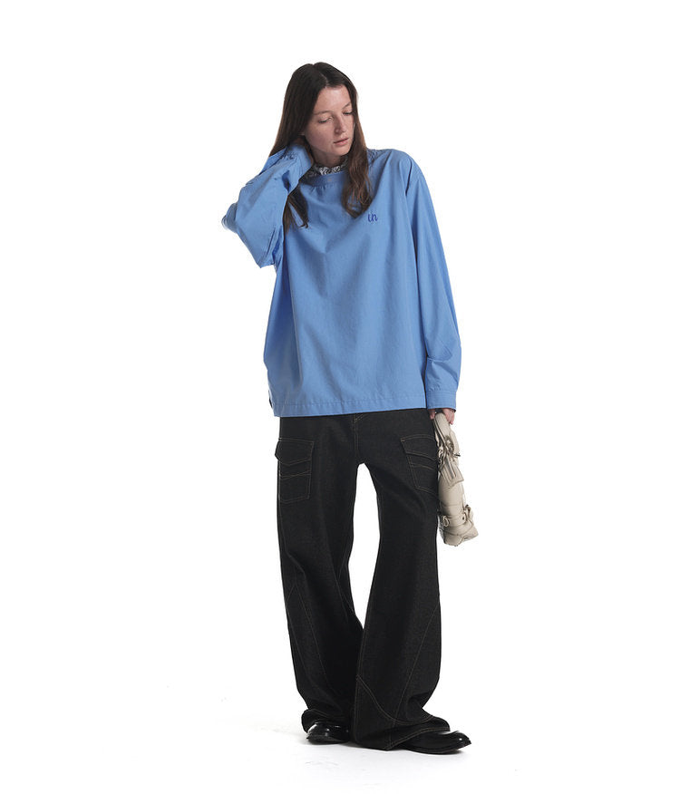 High-Stitch Multi-Pocket Jeans