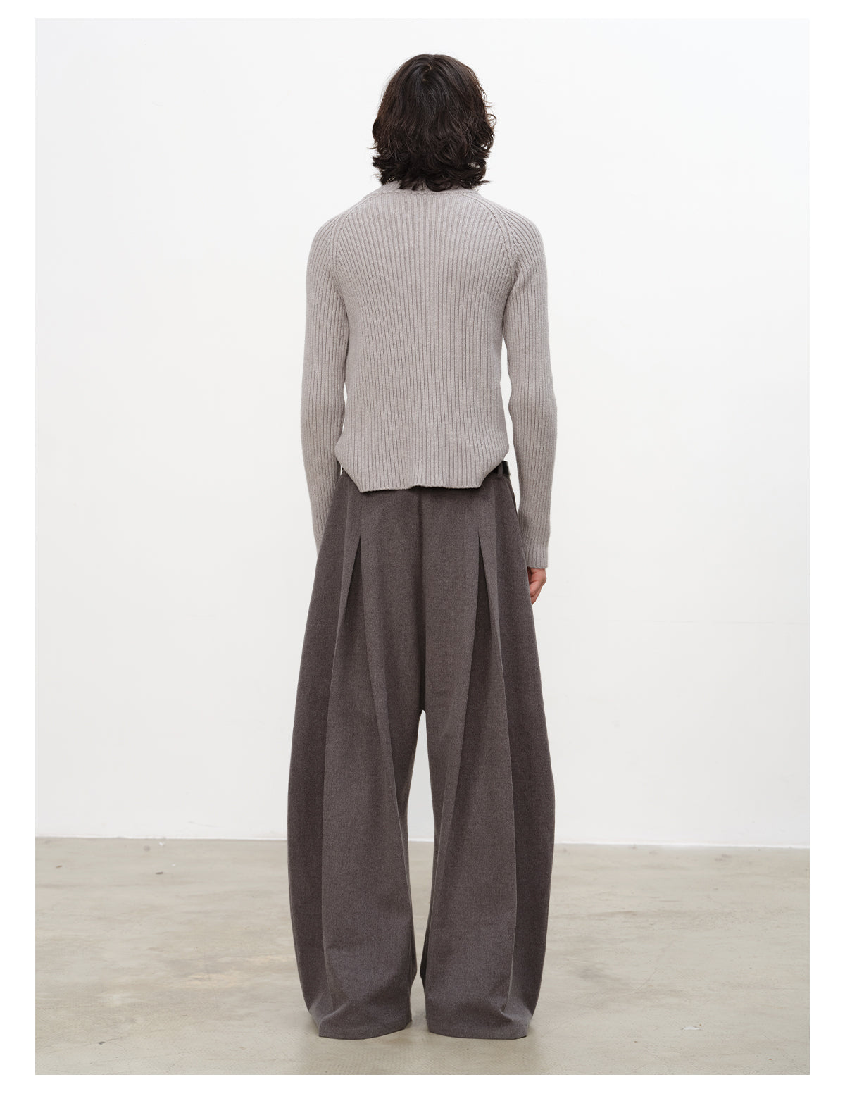 Thick-Striped Raglan Sweater