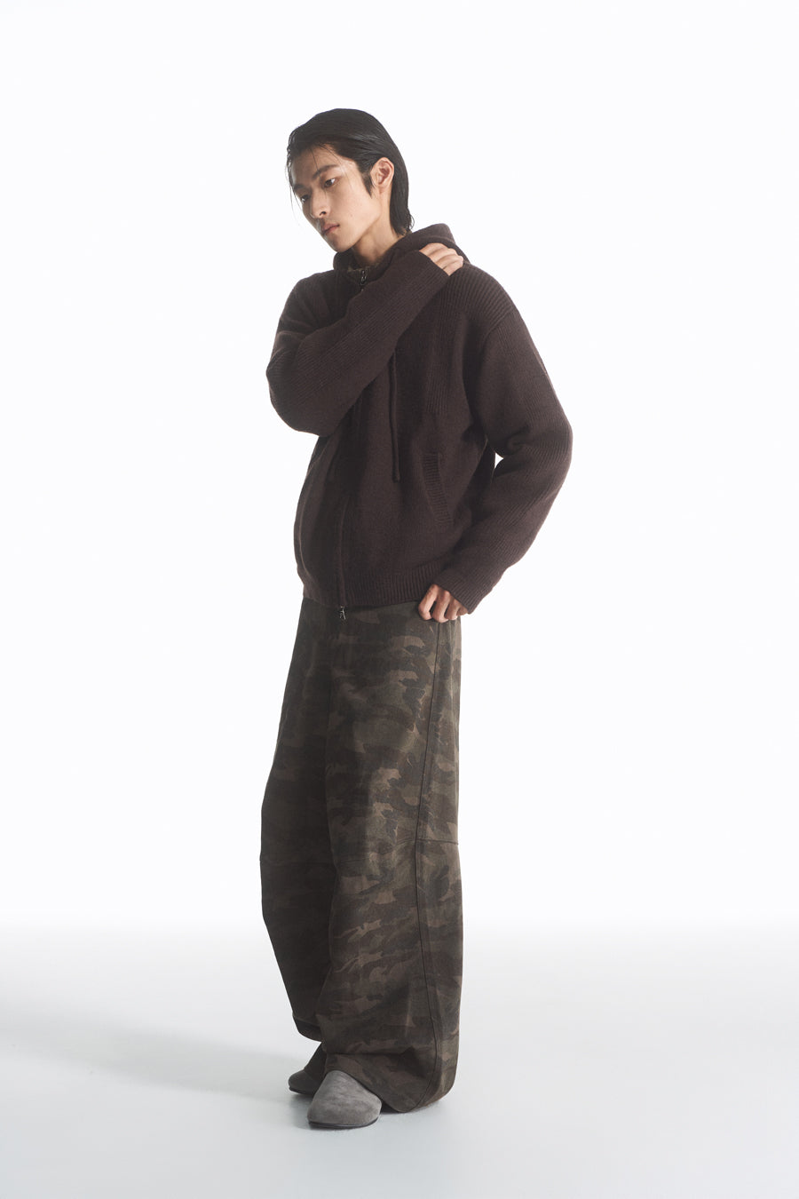 Drawstring Hooded Sweater