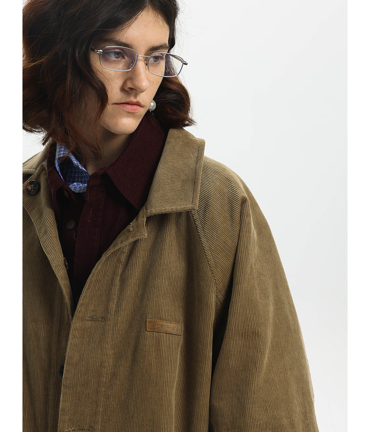Reversible Corduroy Coat