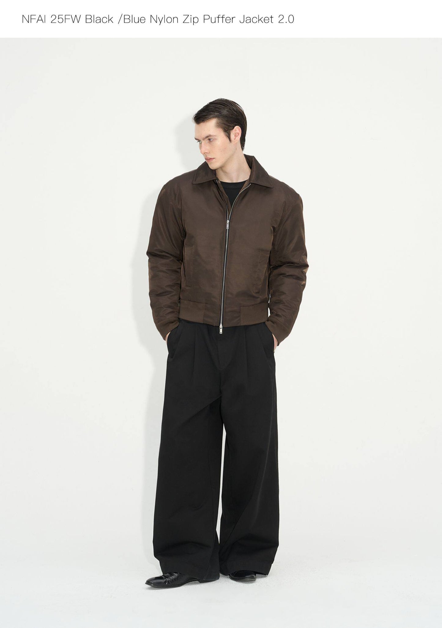 Collar-style cotton jacket