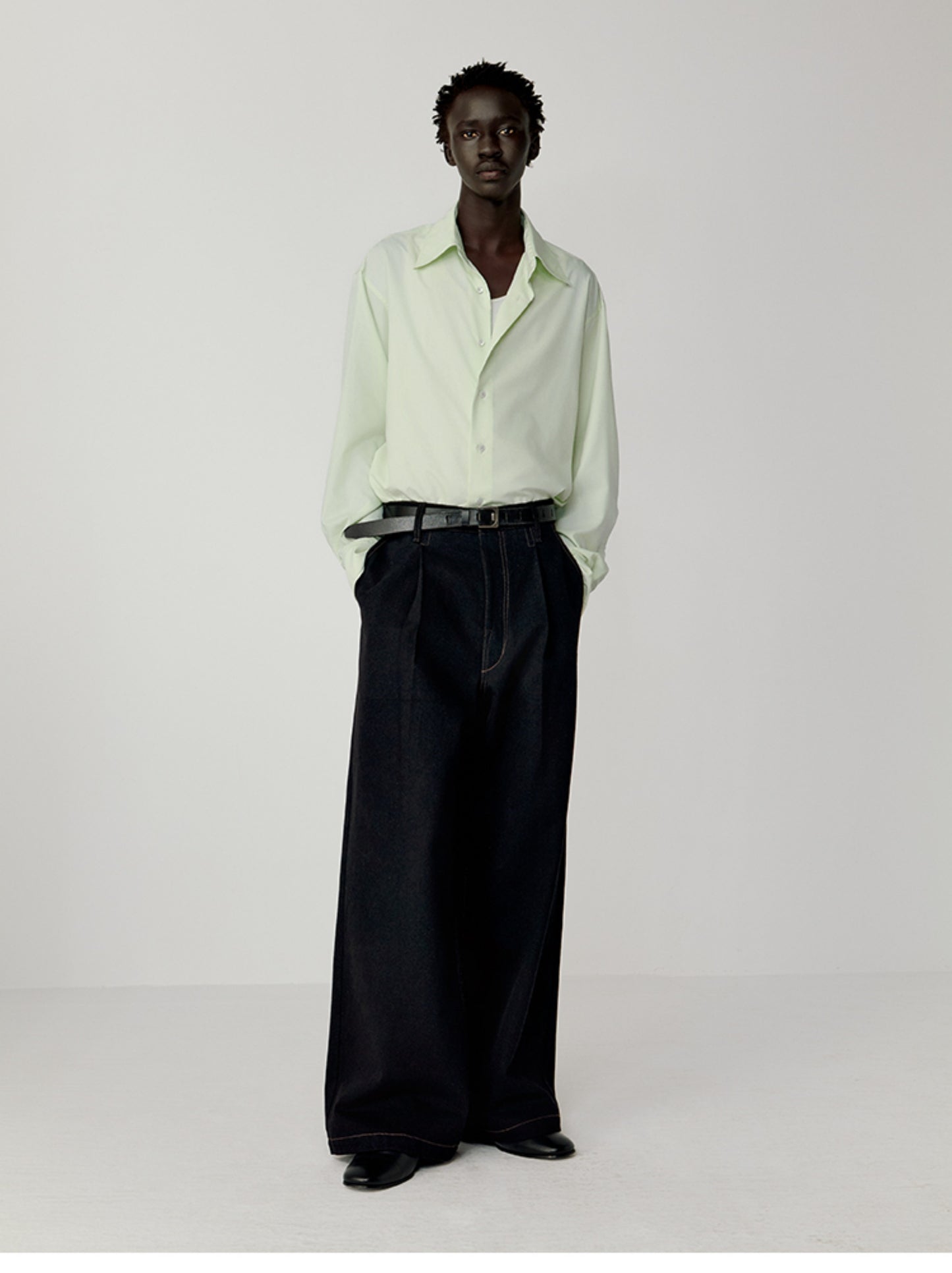 Simple Patch Pocket Shirt