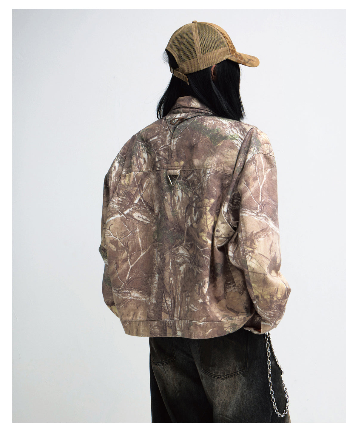 Camouflage Lapel Work Jacket