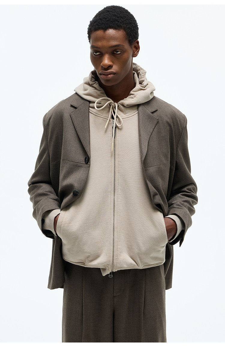 Notch Lapel Casual Jacket