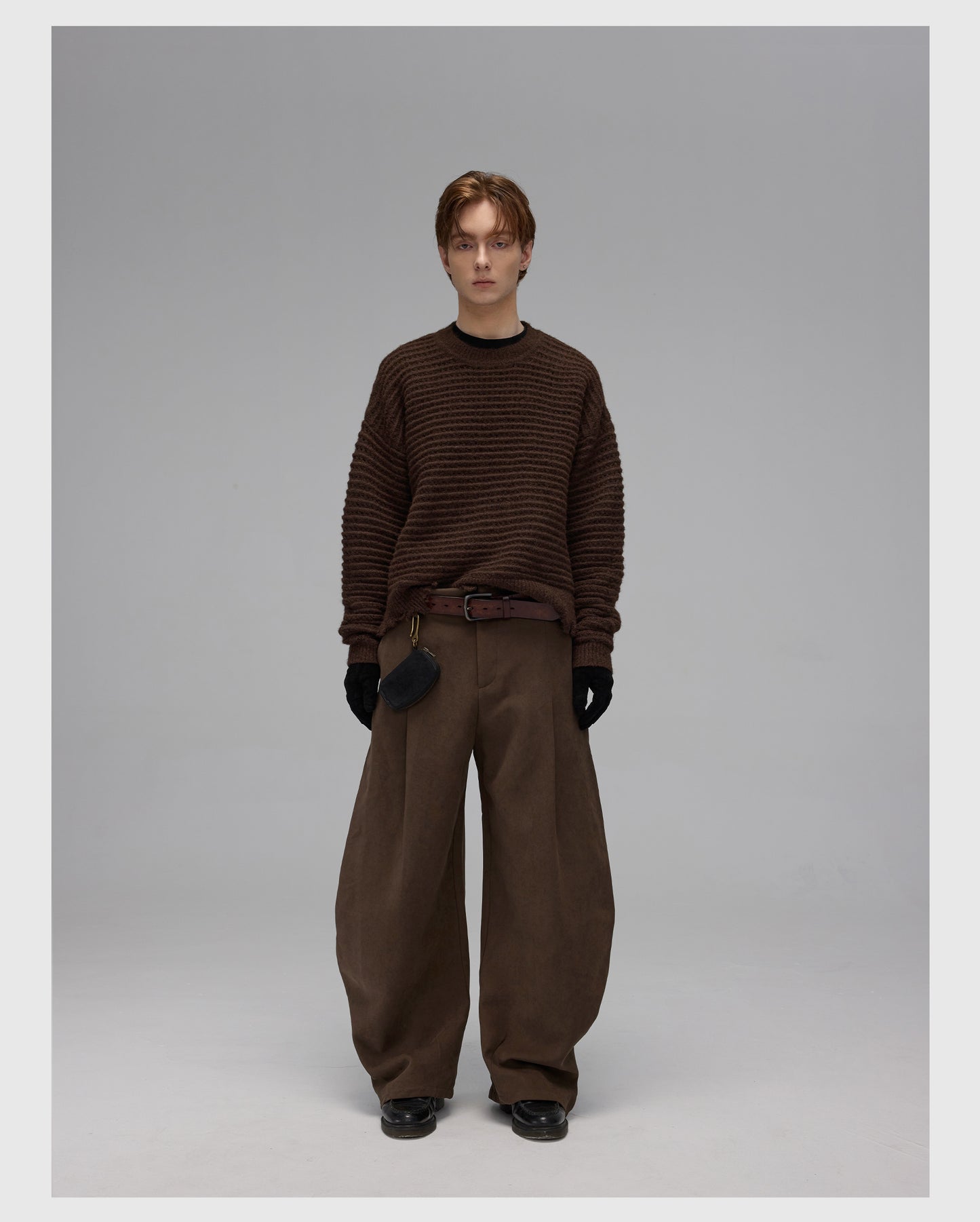 Scimitar Pleated Wide Leg Pants