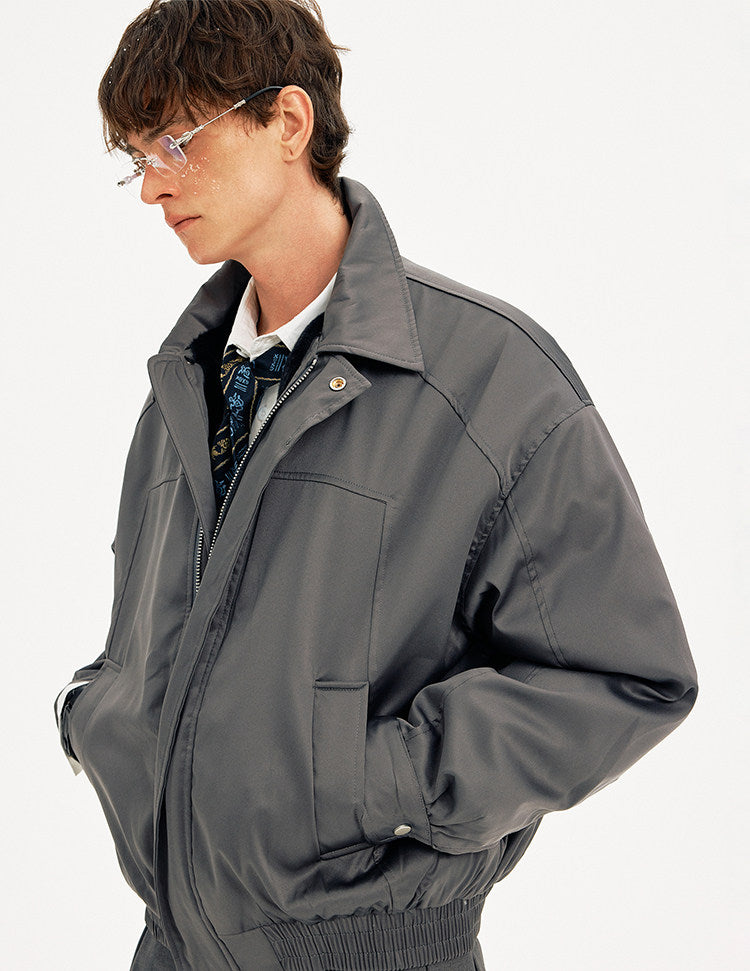 Cotton Jacket with Fleece Lining