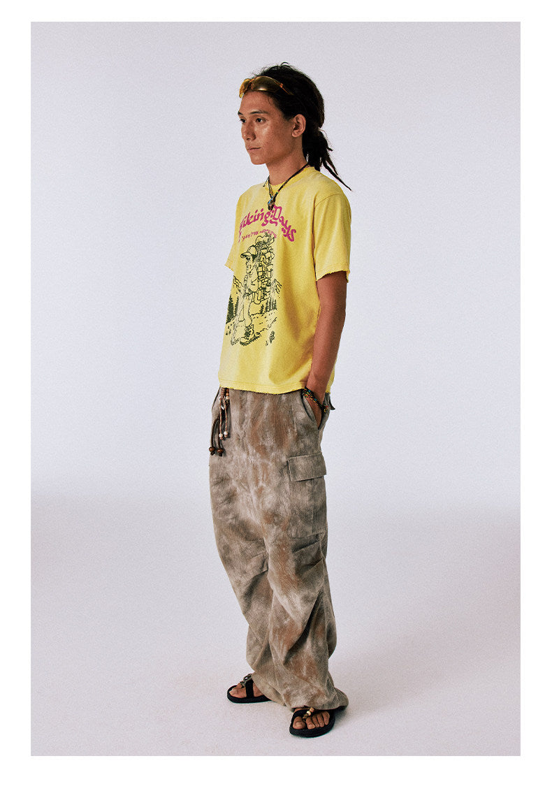 Distressed Print T-Shirt
