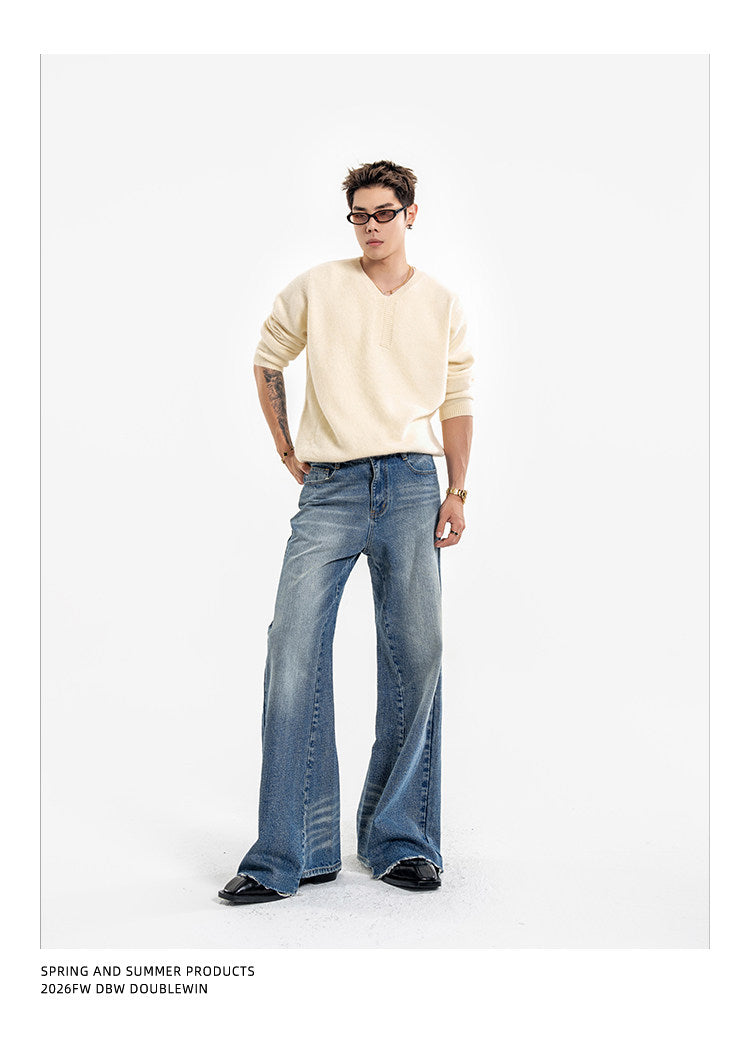 Wool V-neck Sweater