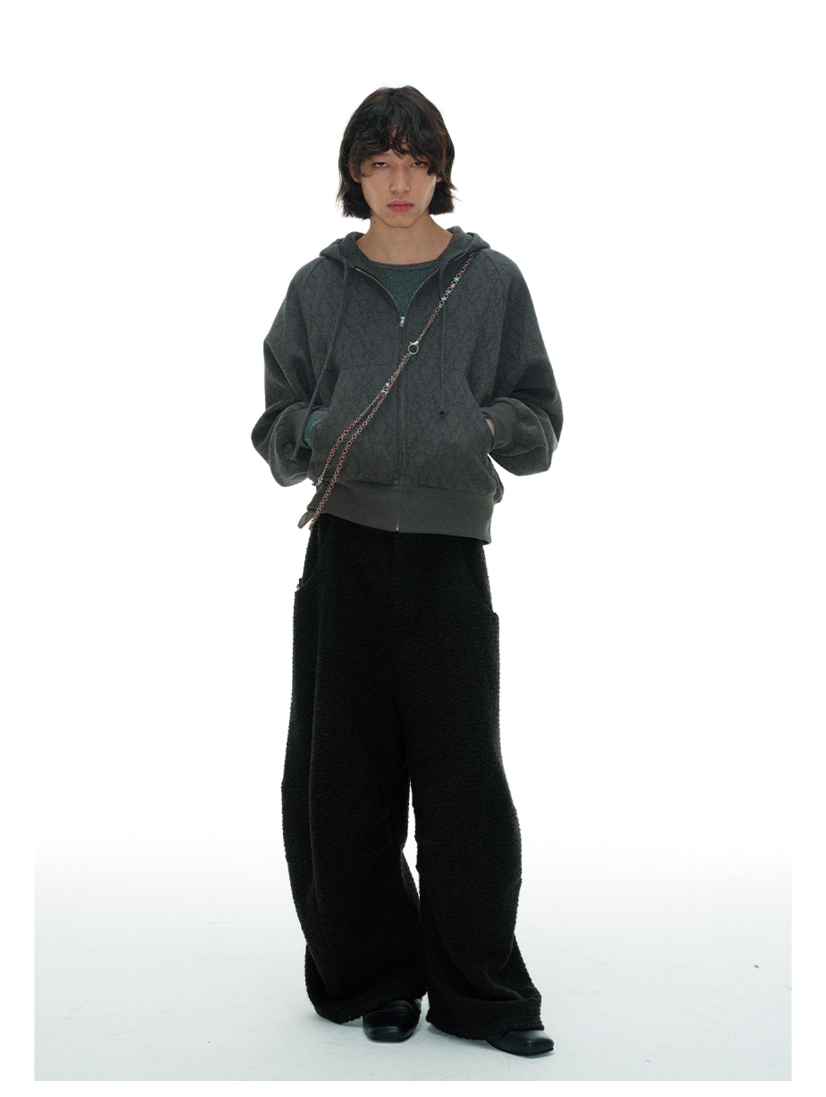 Zipper Hoodie Sweatshirt