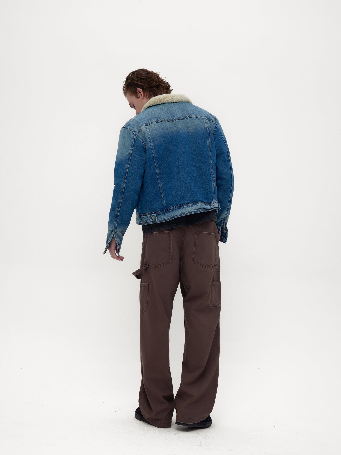 Splatter Paint Finish Workwear Pants