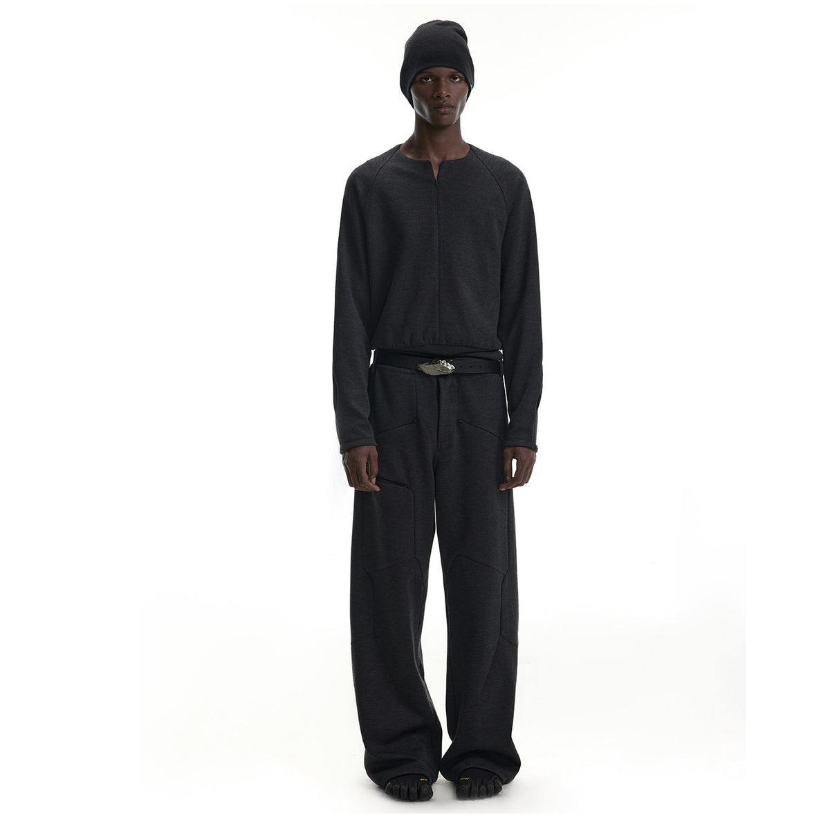 Casual Pants with Adjustable Hem and Air Cut