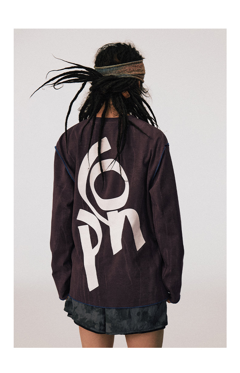 Washed Patchwork T-Shirt