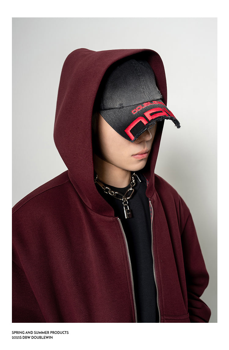 Embroidered Distressed Cap