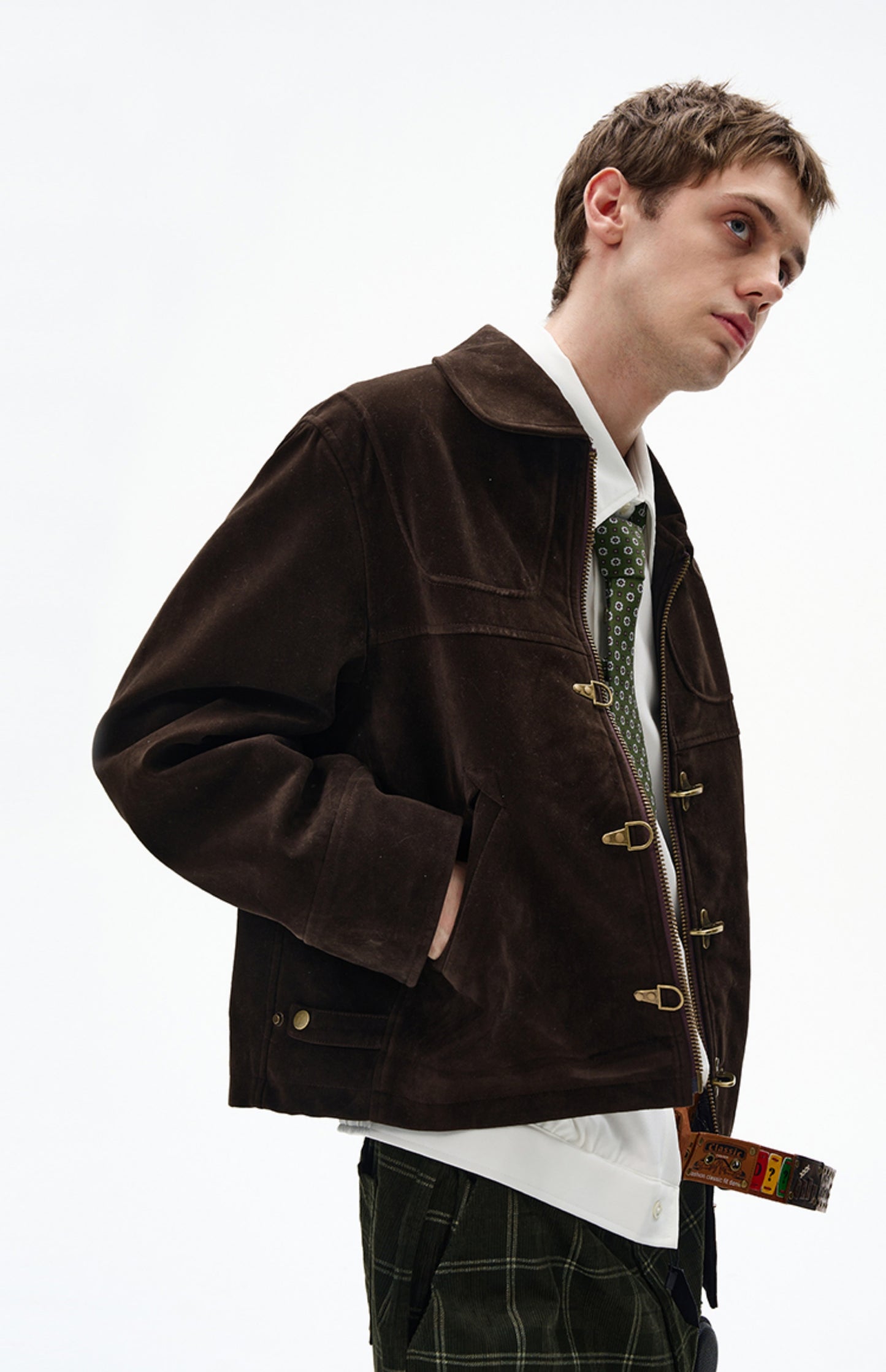 Aircraft Button Short Jacket