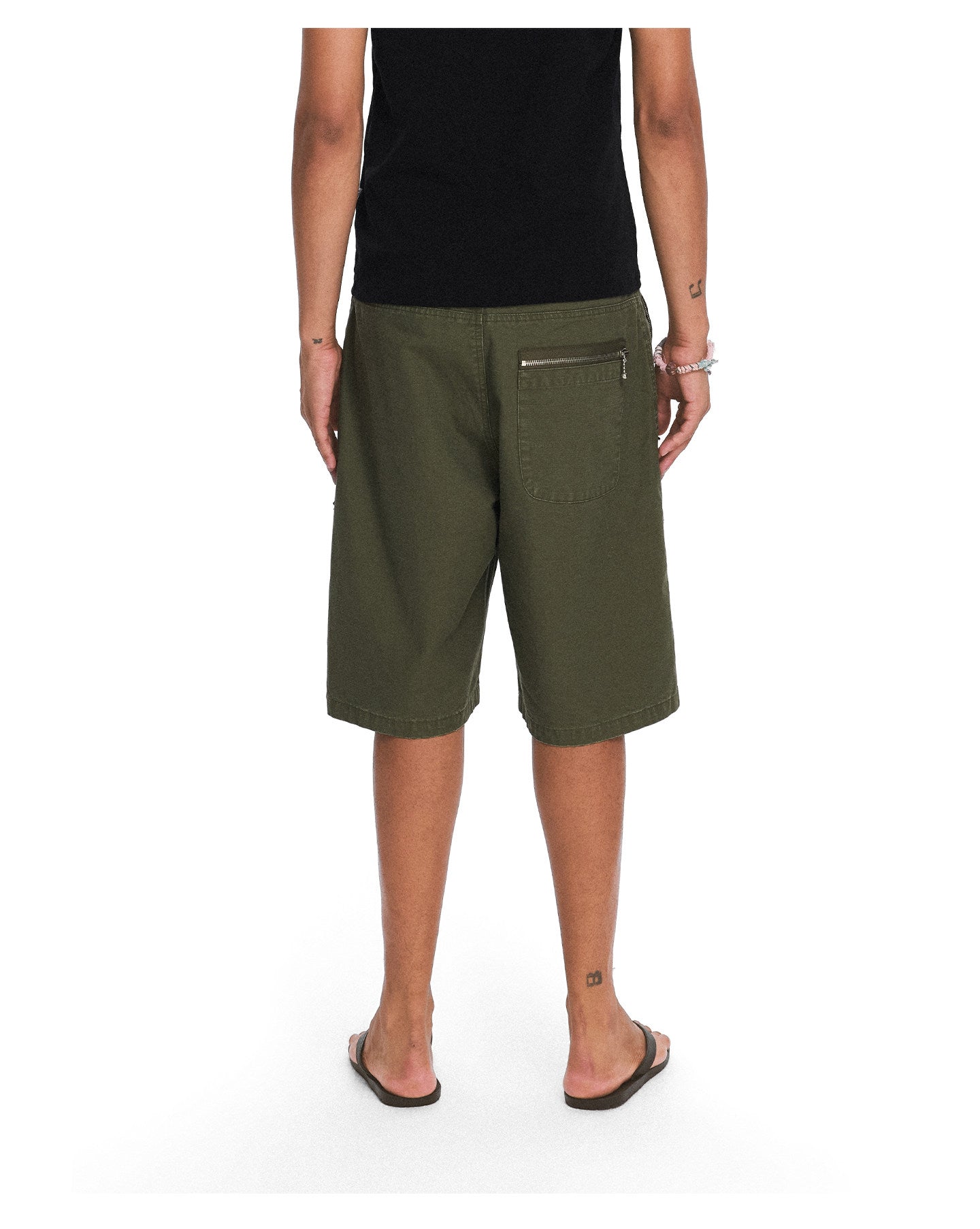 Vintage Cotton Shorts with Beads