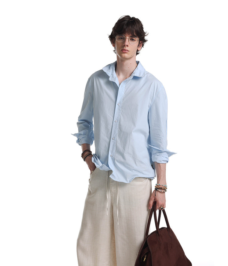 Plain versatile basic shirt