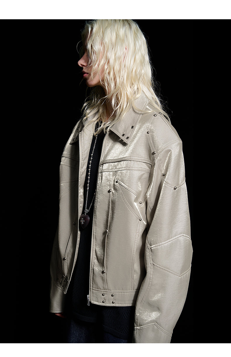 Split Shoulder Short Jacket