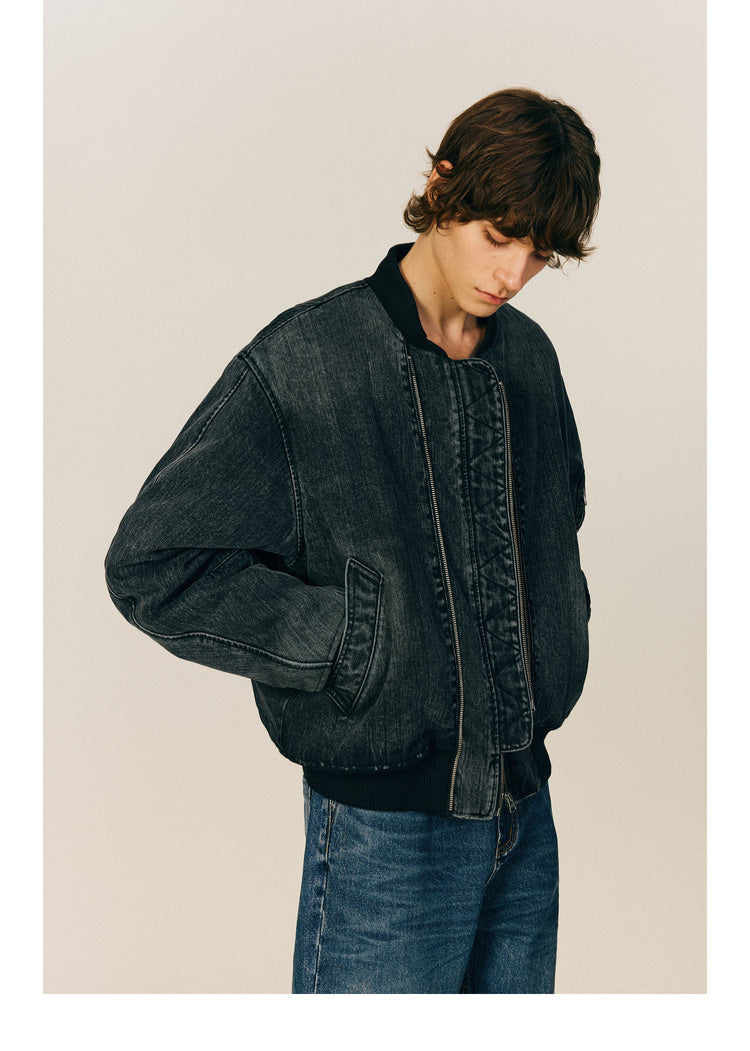 Bamboo denim cotton jacket