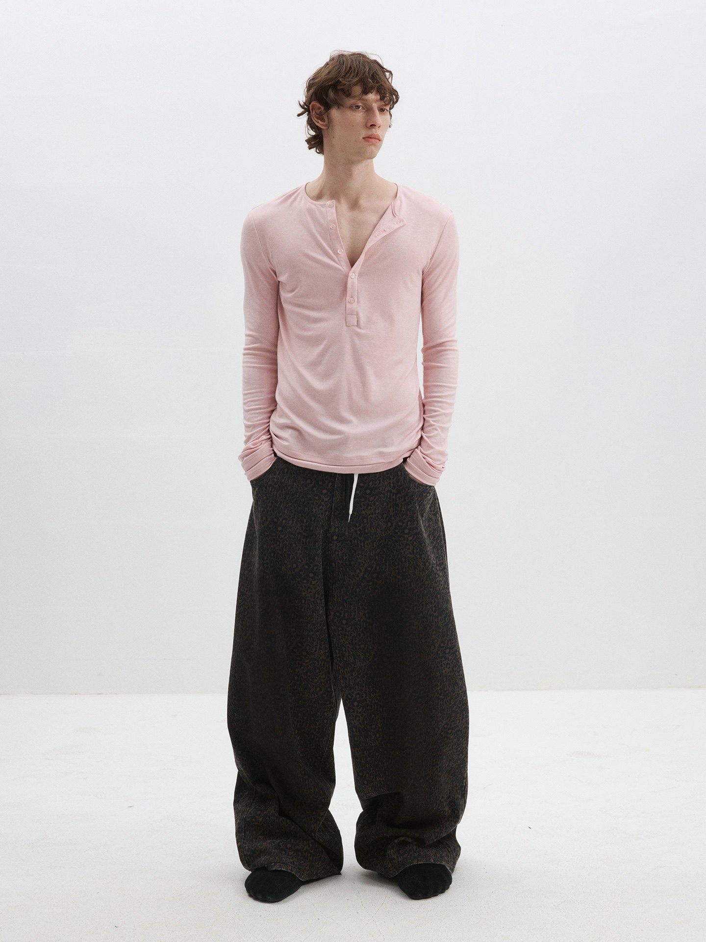 Slim-Fit Stretch Knit Sweater