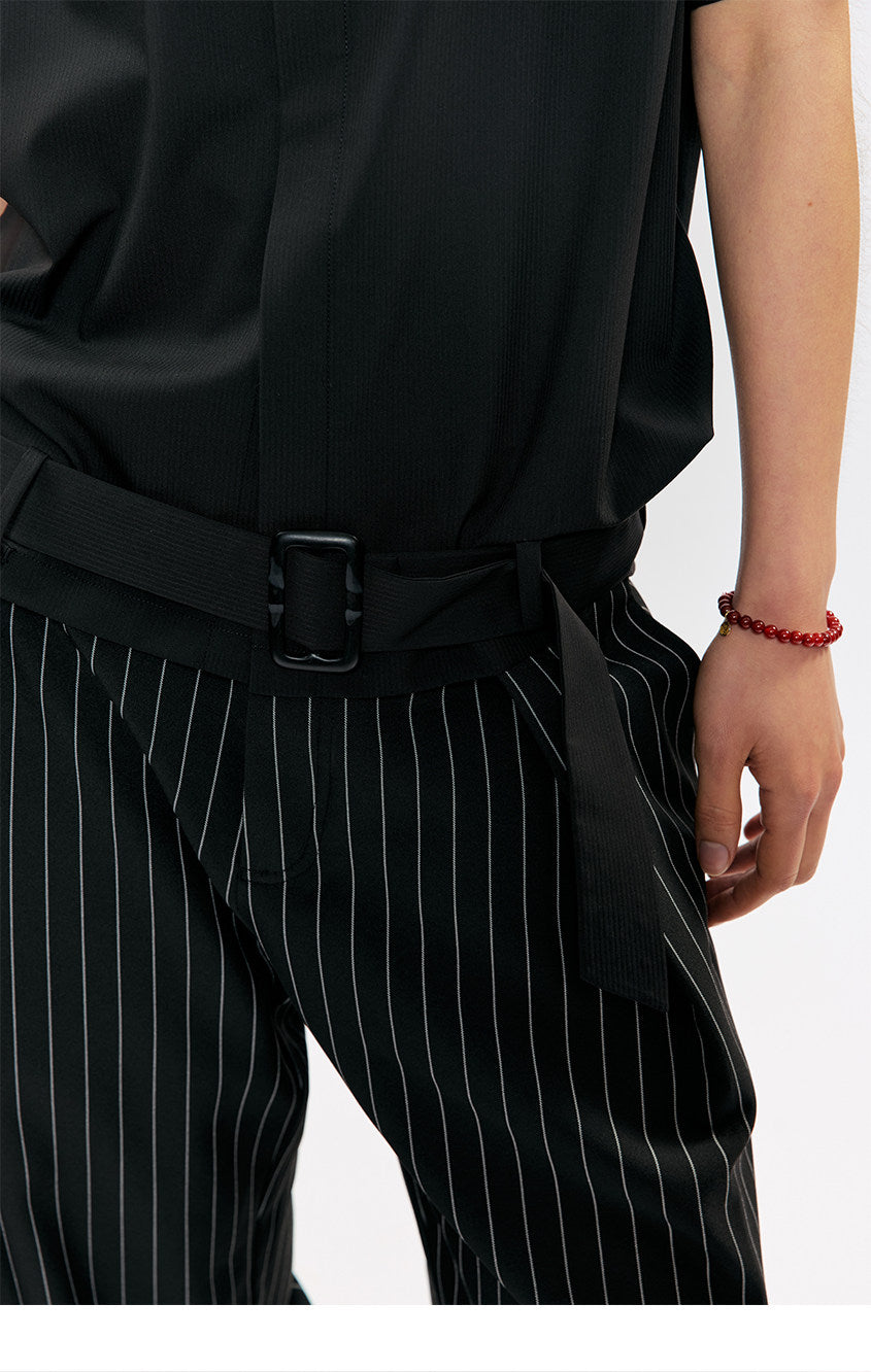 Casual Shirt with Adjustable Strap