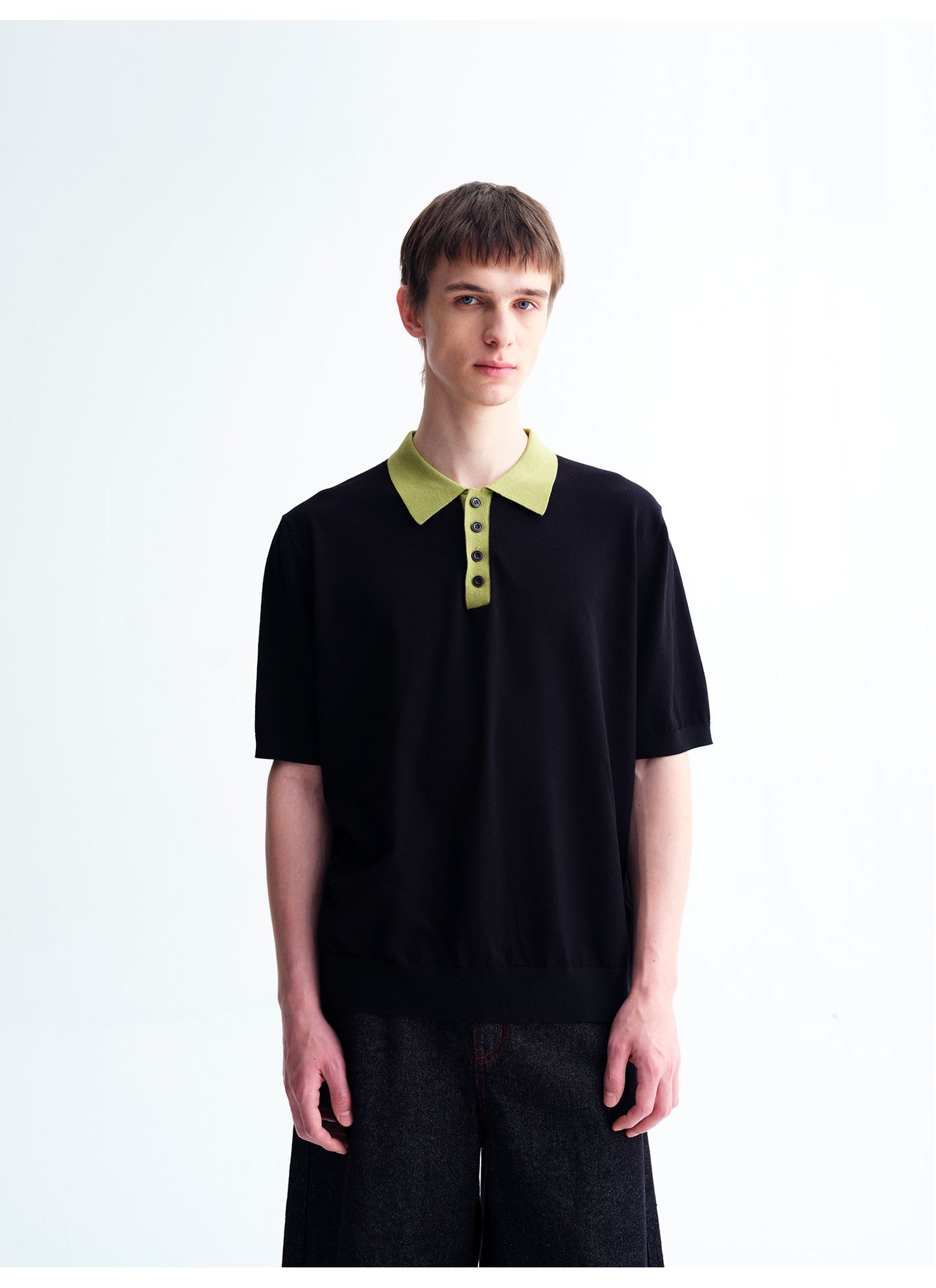 Vintage Knit Polo Shirt