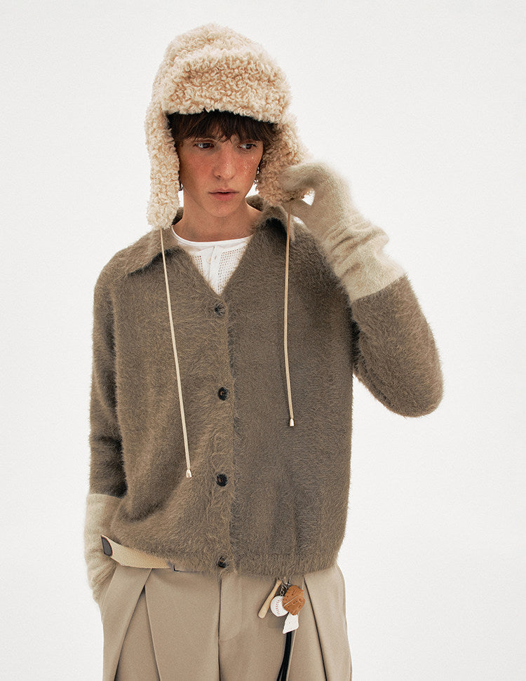 Relaxed Style Soft V-Neck Cardigan