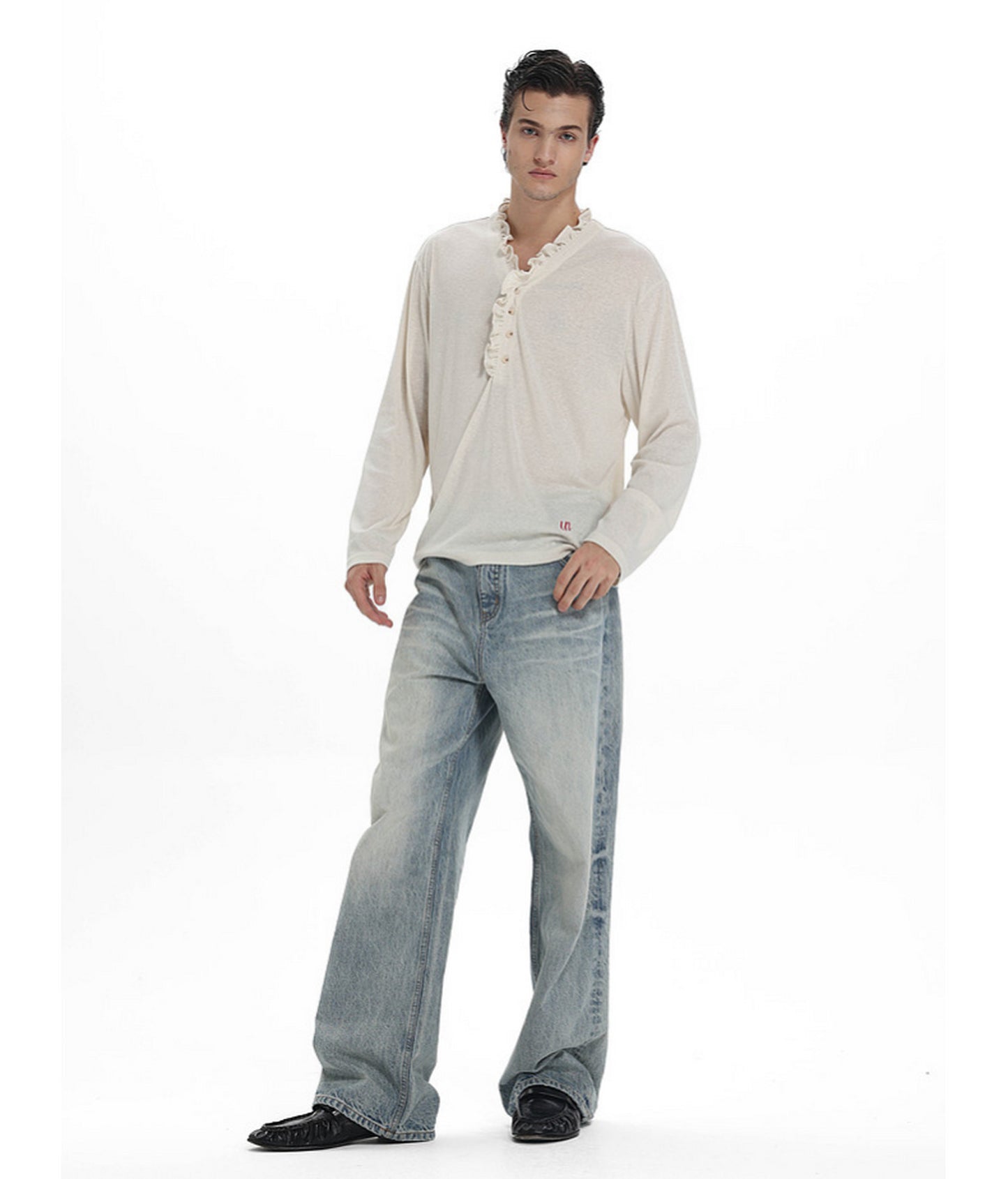 Vintage Heavy-Duty Honeycomb Denim Pants